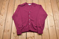 Vintage 1990s Geoffrey Beene Button Up Cardigan Sweater