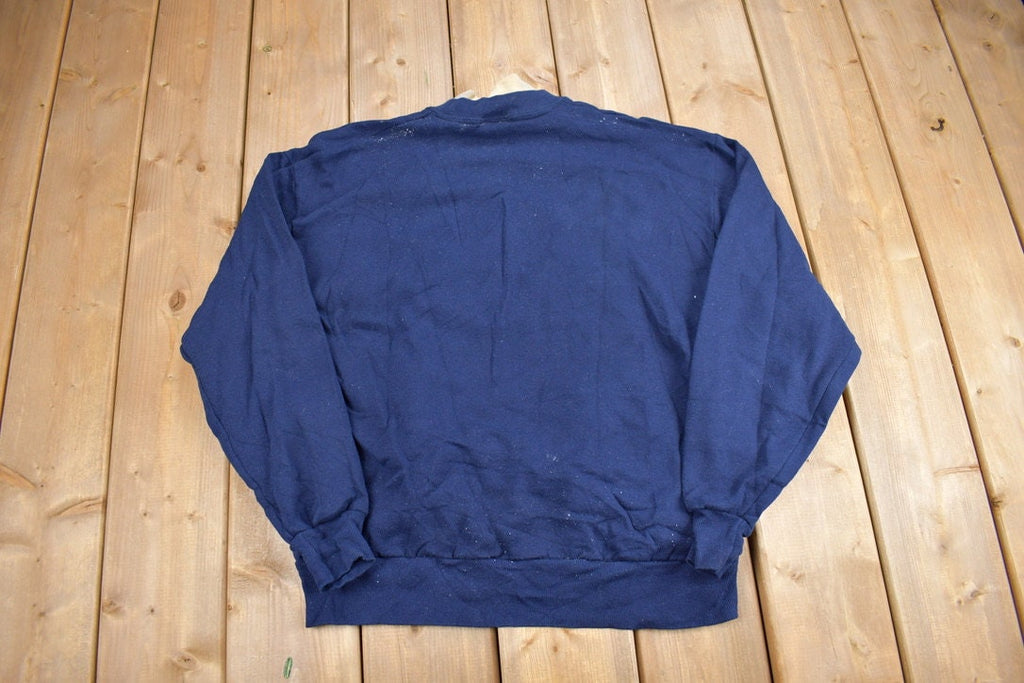 Vintage 1990s Cute Angel Double Collar Crewneck Sweater