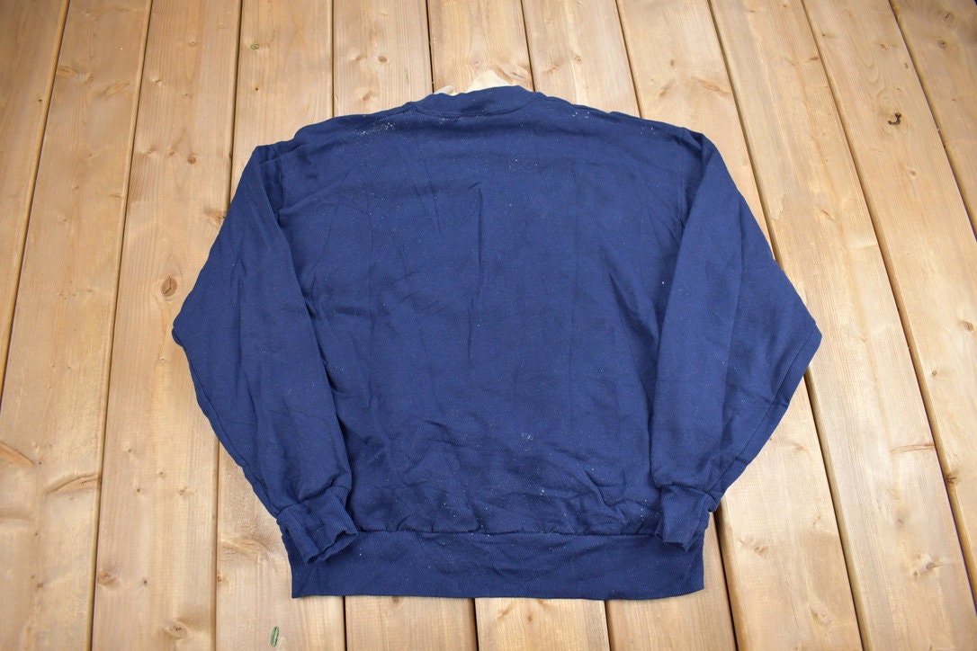 Vintage 1990s Cute Angel Double Collar Crewneck Sweater