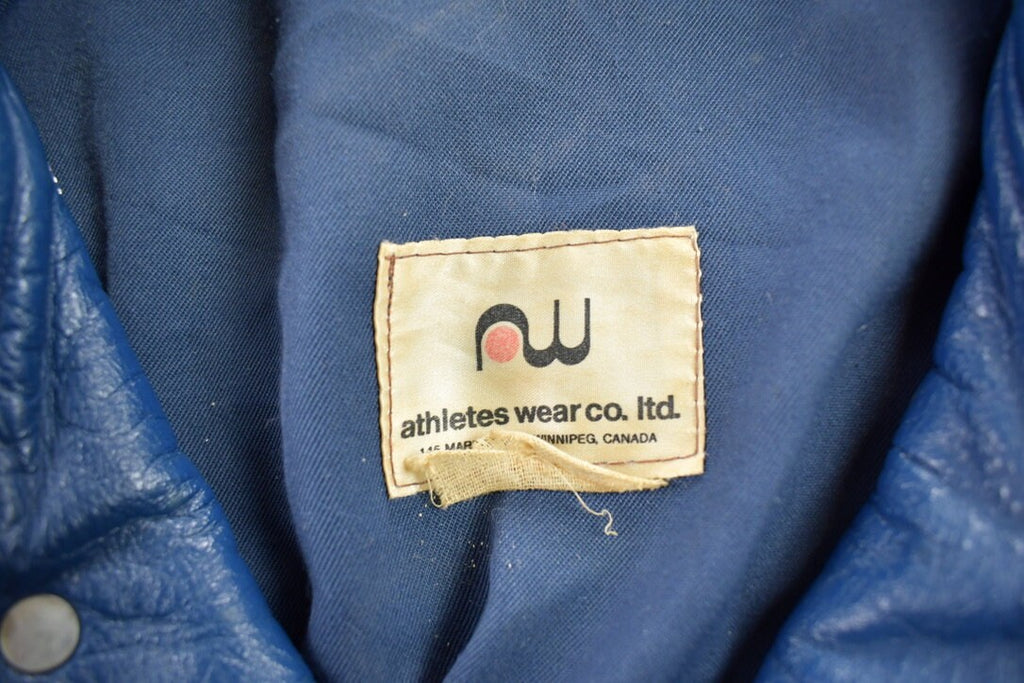 Vintage 1980s Athletes Wear Co. LTD Leather Jacket