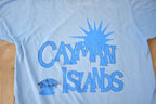 Vintage 1980s Cayman Islands Souvenir Travel T Shirt Made In USA