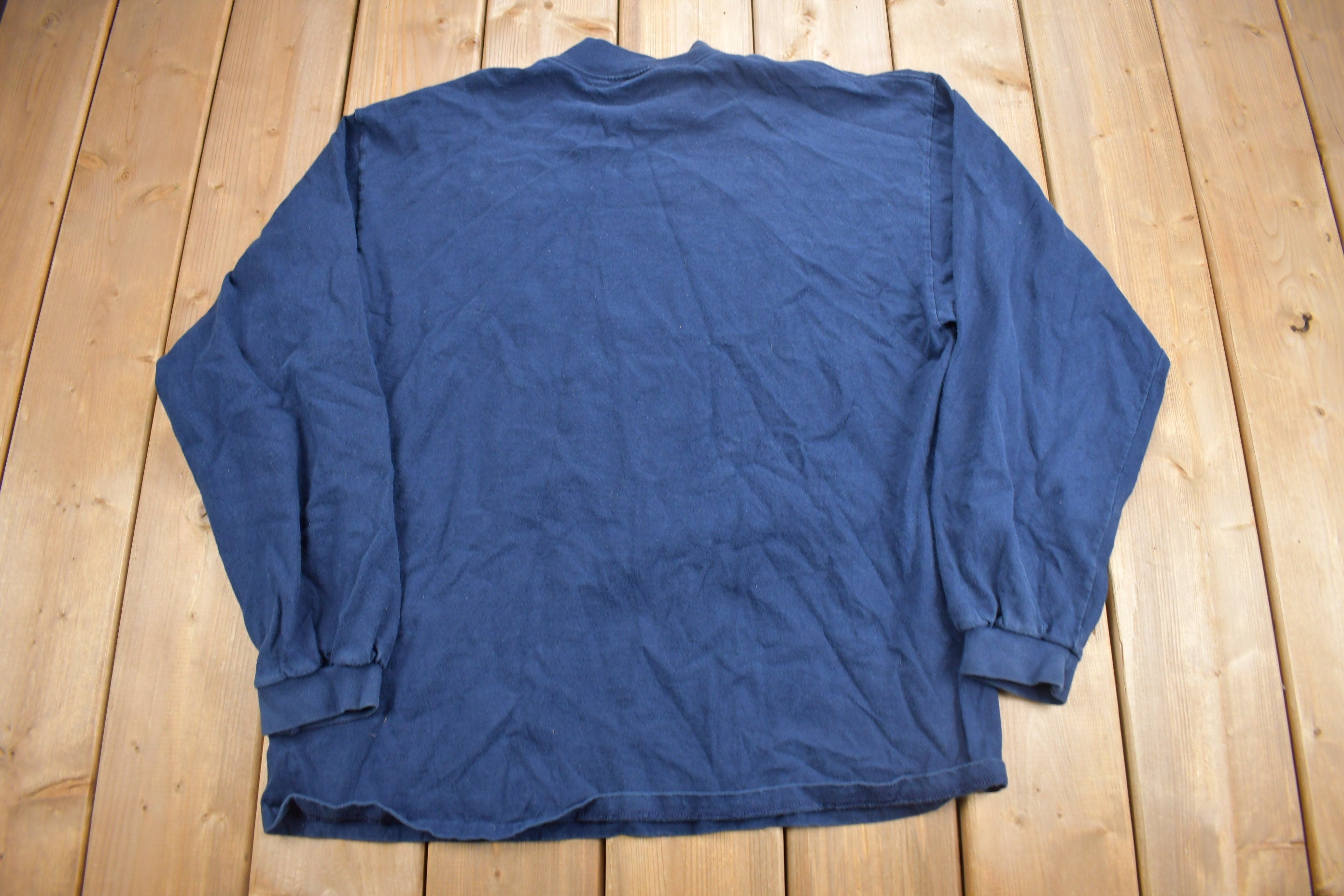 Vintage 1990s Nike Mini Swoosh Mockneck Long Sleeve T Shirt