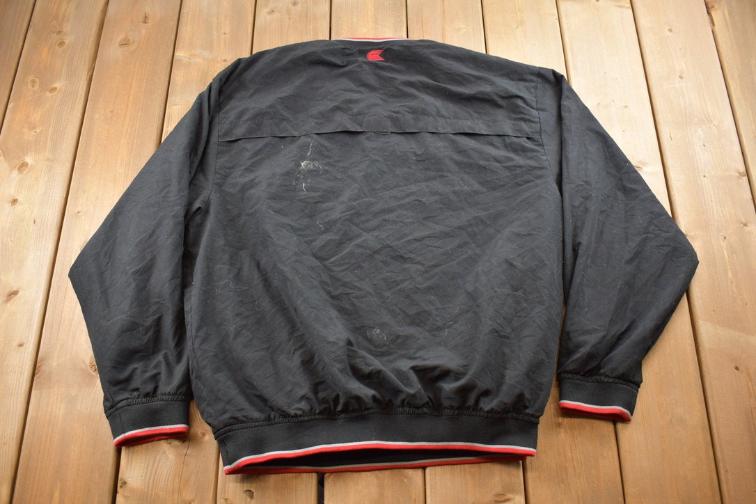Vintage 1990s University of Ohio State Buckeyes Collegiate Pullover Windbreaker