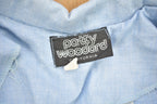 Vintage 1980s Hand Stitched Owl Theme Button Up Shirt