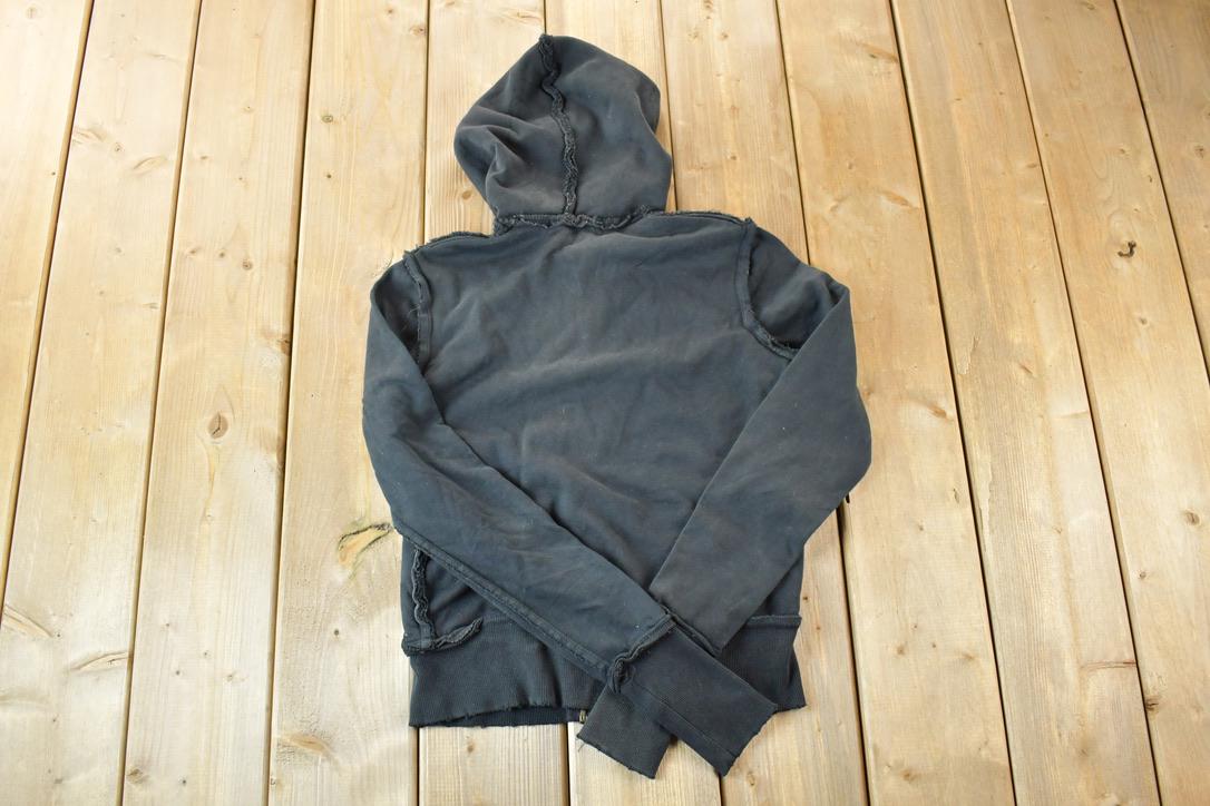 Vintage 1990s T Blank Blank Zip Up Hoodie Made In USA