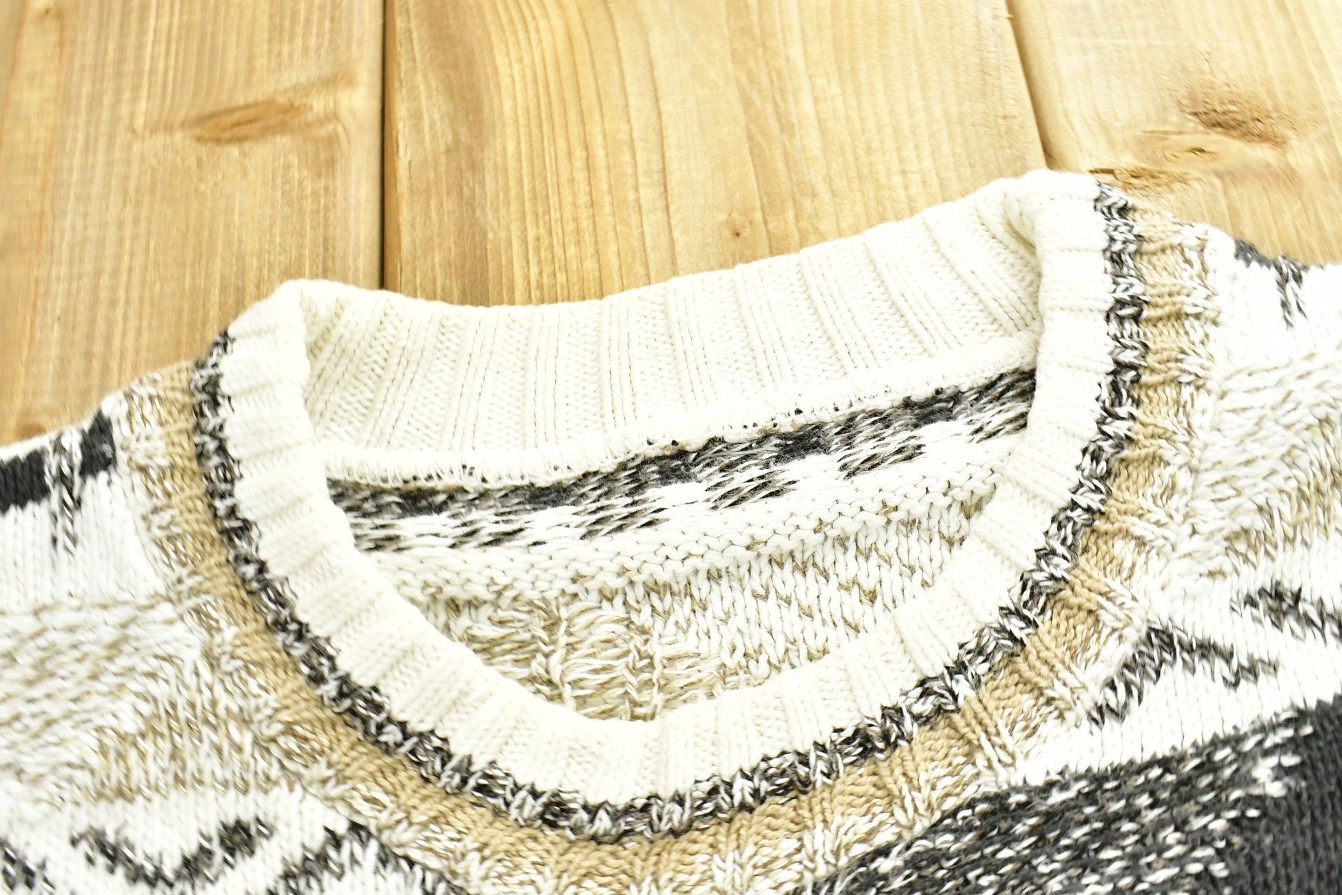 Vintage 90's Grandpa Knitted Sweater /