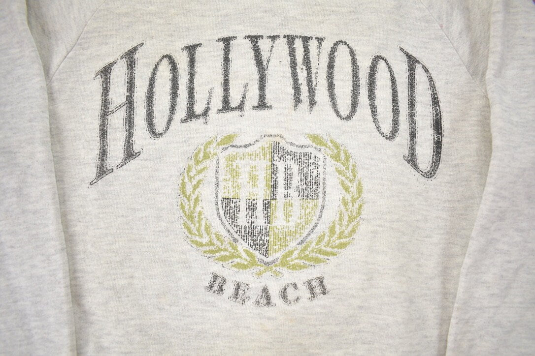 Vintage 1990s Hollywood Beach Crewneck Sweatshirt