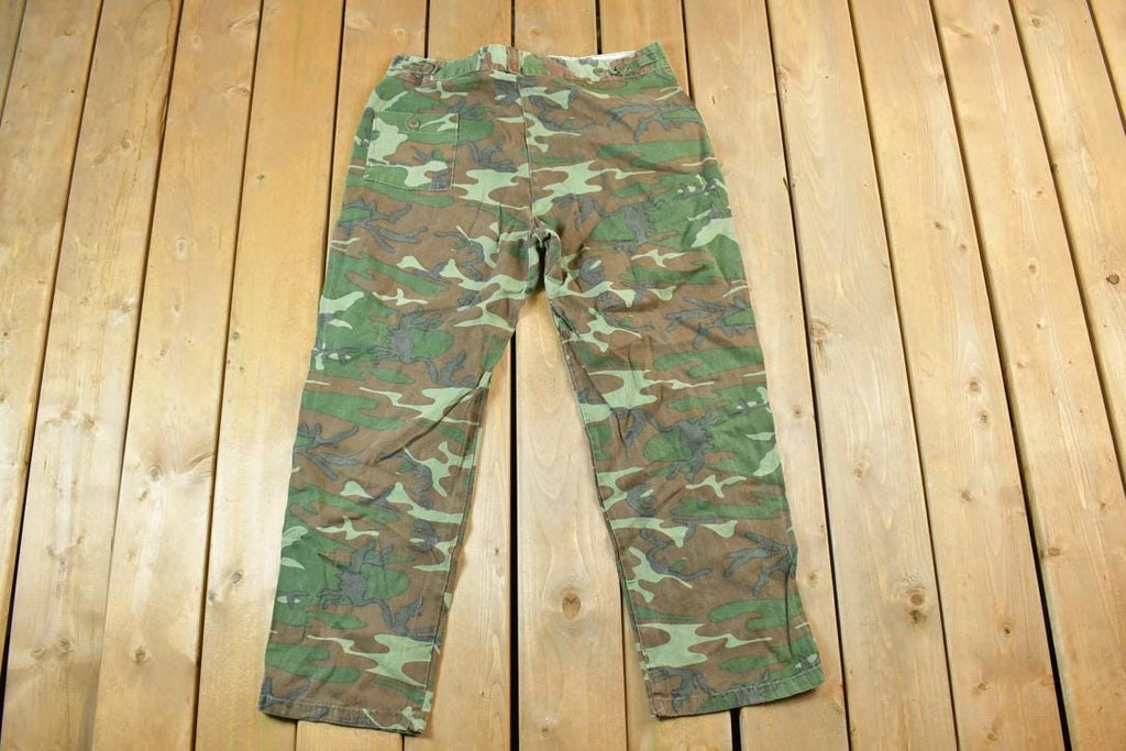 Vintage 1990s Army Camouflage Cargo Pants Size 34 x 29
