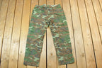 Vintage 1990s Army Camouflage Cargo Pants Size 34 x 29