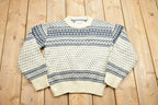 Vintage 1980s Bar Harbor Knitted Crewneck Sweater