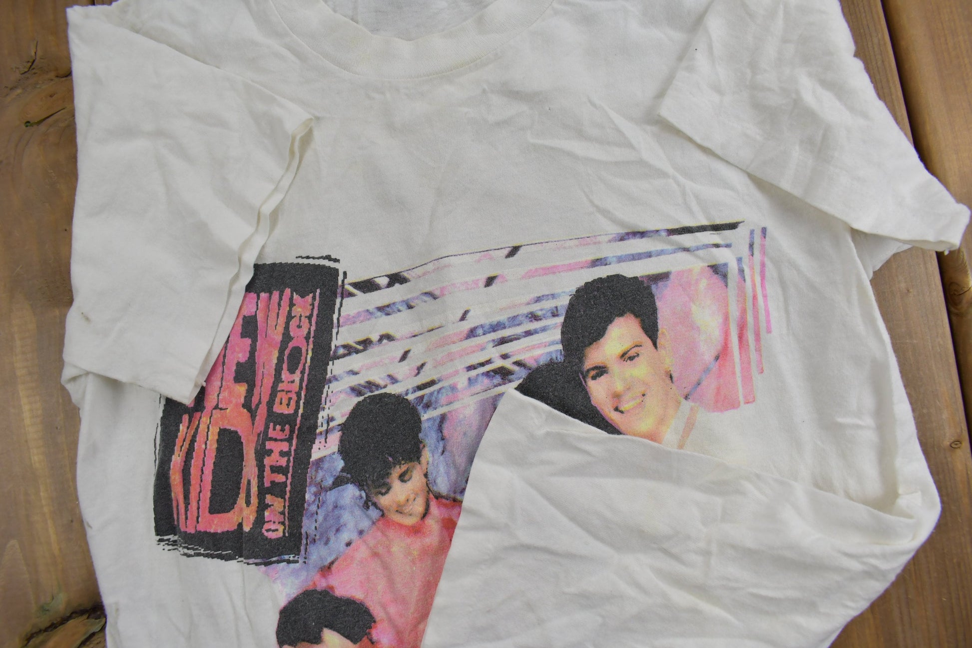 Vintage 1990 New Kids On The Block Magic Summer T Shirt / 90s Music Tee / Vintage T-Shirt / Band Tee / Concert Tour Shirt / Made In USA