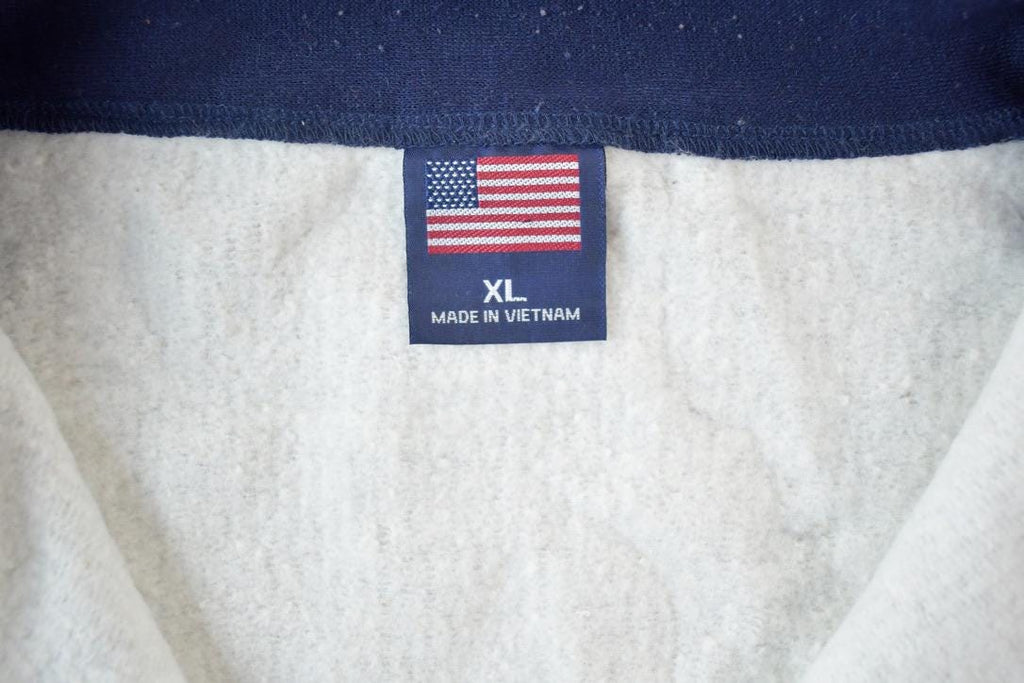 Vintage 1990s Alaska Quarter Zip Mock Neck Sweatshirt