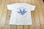 Vintage 1990s Texas Bluebonnets Single Stitch Flower Graphic T-Shirt