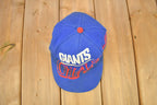 Vintage 1990s New York Giants NFL Big Logo Snap Back Hat