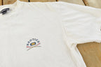 Vintage 1990s Nautica Rowing Oars Graphic T Shirt Men's L / Big Box Logo Print / 90s / Streetwear / Preppy / Made In USA / Single Stitch