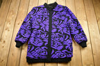 Vintage 1990s All Over Print Winter Coat