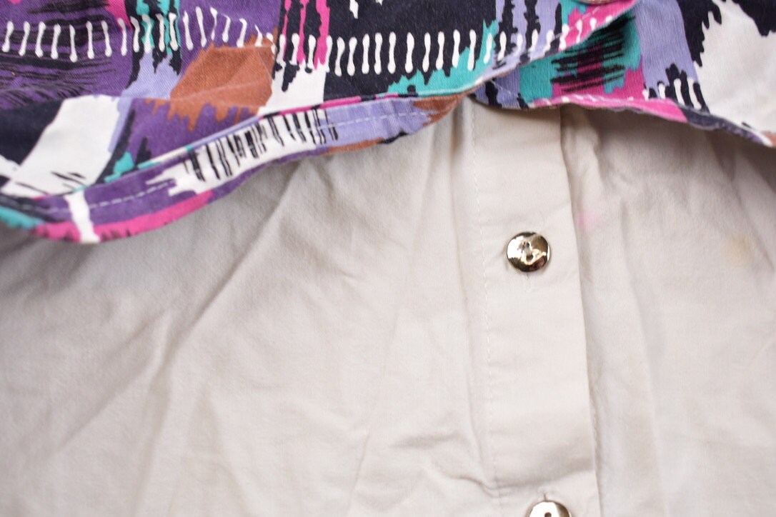 Vintage 1980s Rough Rider Western Button Up Shirt