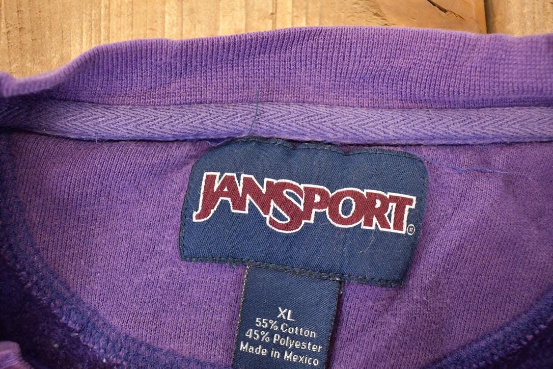 Vintage 1990s Jansport Winona State Rochester University Crewneck Sweater Men's XL