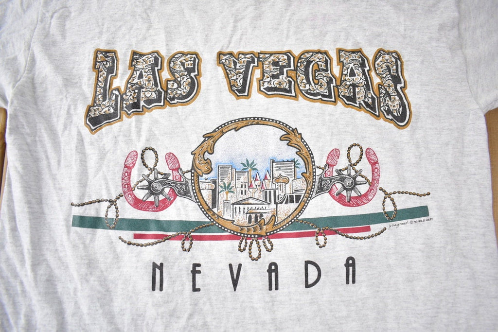 Vintage 1990s Las Vegas Nevada Souvenir T-Shirt Made In USA