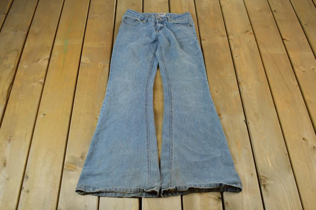 Vintage 1990s Deb Jeans Women's Flared Denim Jeans Size 26 x 30