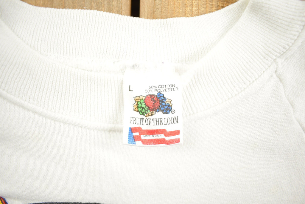 Vintage 1990s Escape To Paradise Clearwater Beach Florida Crewneck Sweatshirt