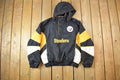 Vintage Y2k NFL Pittsburg Steelers Embroidered Removable Hooded Jacket