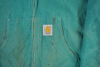Vintage 1980s Carhartt Hooded Jacket Men's XL