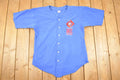 Vintage 1990s Logo 7 Texas Rangers Button Up MLB T-Shirt Men's L