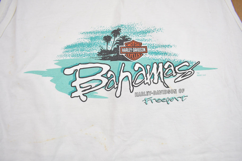 Vintage 1990s Harley Davidson Bahamas Shark Tank Top