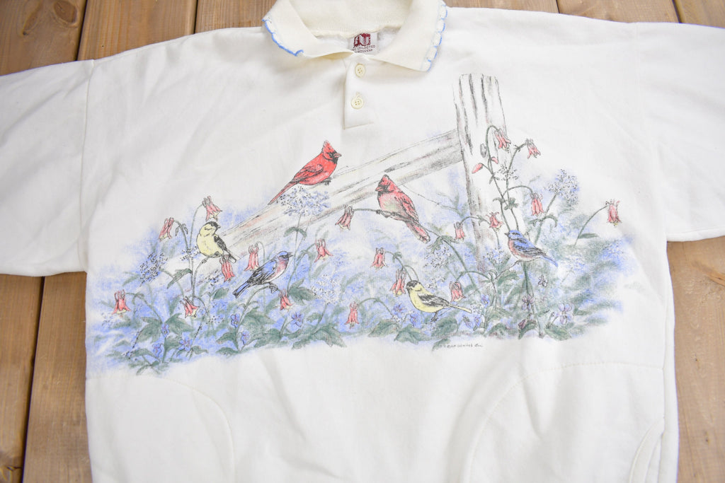 Vintage 1990s Cute Cardinal Bird Theme