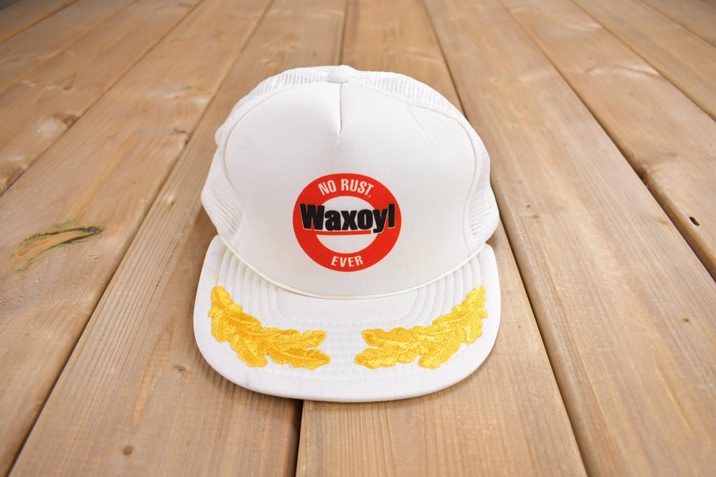 Vintage 1990s Waxoyl Trucker Hat