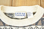 Vintage 1990s Cotton Traders Knit Abstract Pattern Crewneck Sweater Mens XL