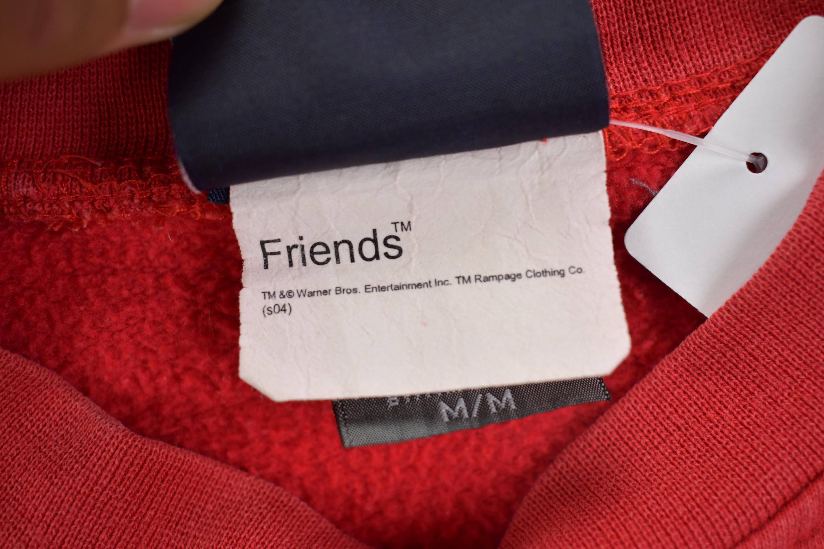 Vintage 2004 Friends TV Promo Embroidered Crewneck Sweatshirt