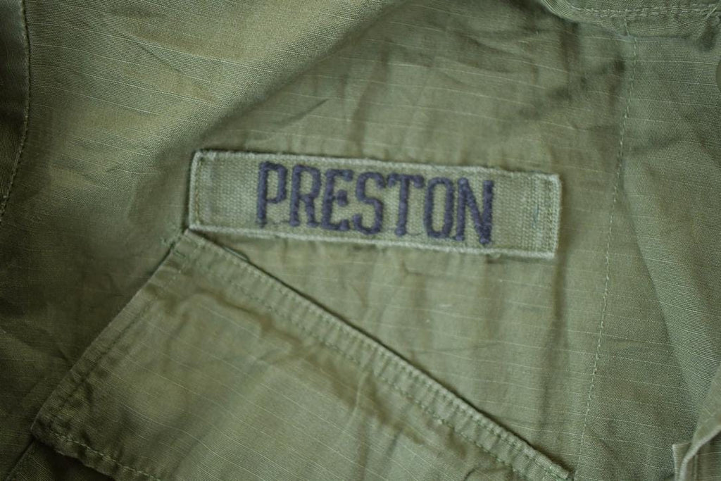 Vintage Military Button Up Shirt