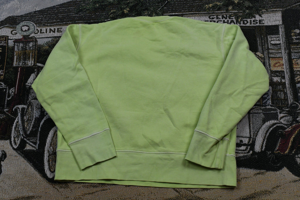 Vintage 1990s Indian River Crewneck  Indian River  Drinking Print  Alcohol Bar Print  V-Neck Pullover Sweatshirt  Made In USA
