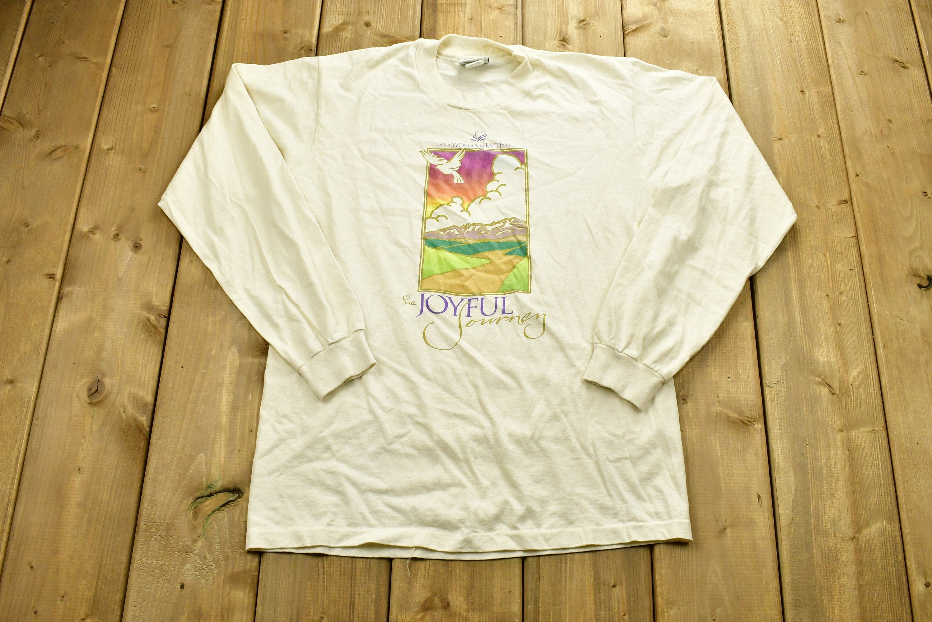 Vintage 1990's Woman Of Faith Crewneck Sweatshirt