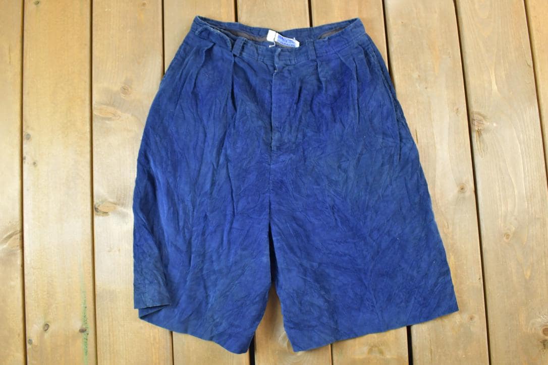 Vintage 1960s David Brooks Corduroy Shorts  60s Vintage Shorts  Vintage Denim Shorts  Made in USA  Summer Wear