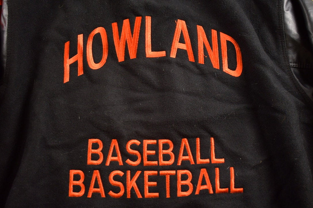 Vintage 1980s Howland Tigers Ohio Wool Varsity Jacket