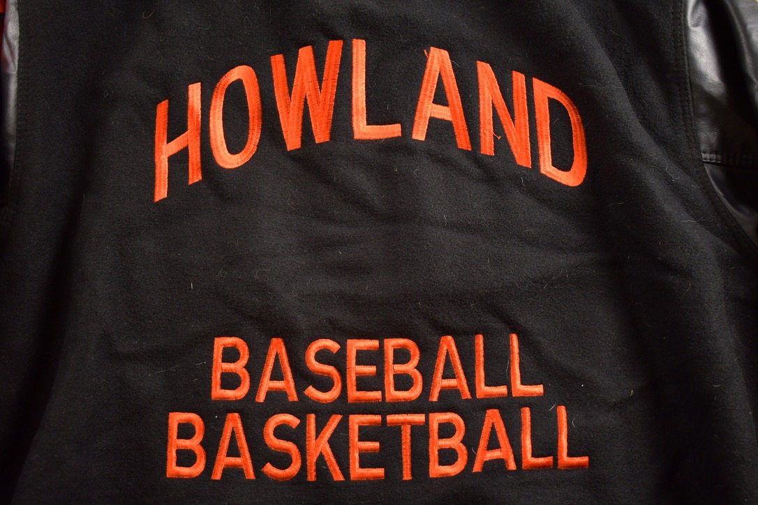 Vintage 1980s Howland Tigers Ohio Wool Varsity Jacket