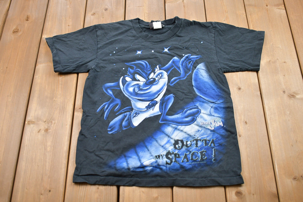 Vintage 1996 Kids Space Jam Tasmanian Devil Graphic T-Shirt