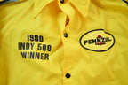 Vintage 1980 Indy 500 Winner Penzoil Snap Button Windbreaker Jacket