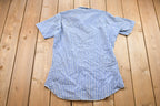 Vintage 1970s Ely Plains Plaid Button Up Western Shirt
