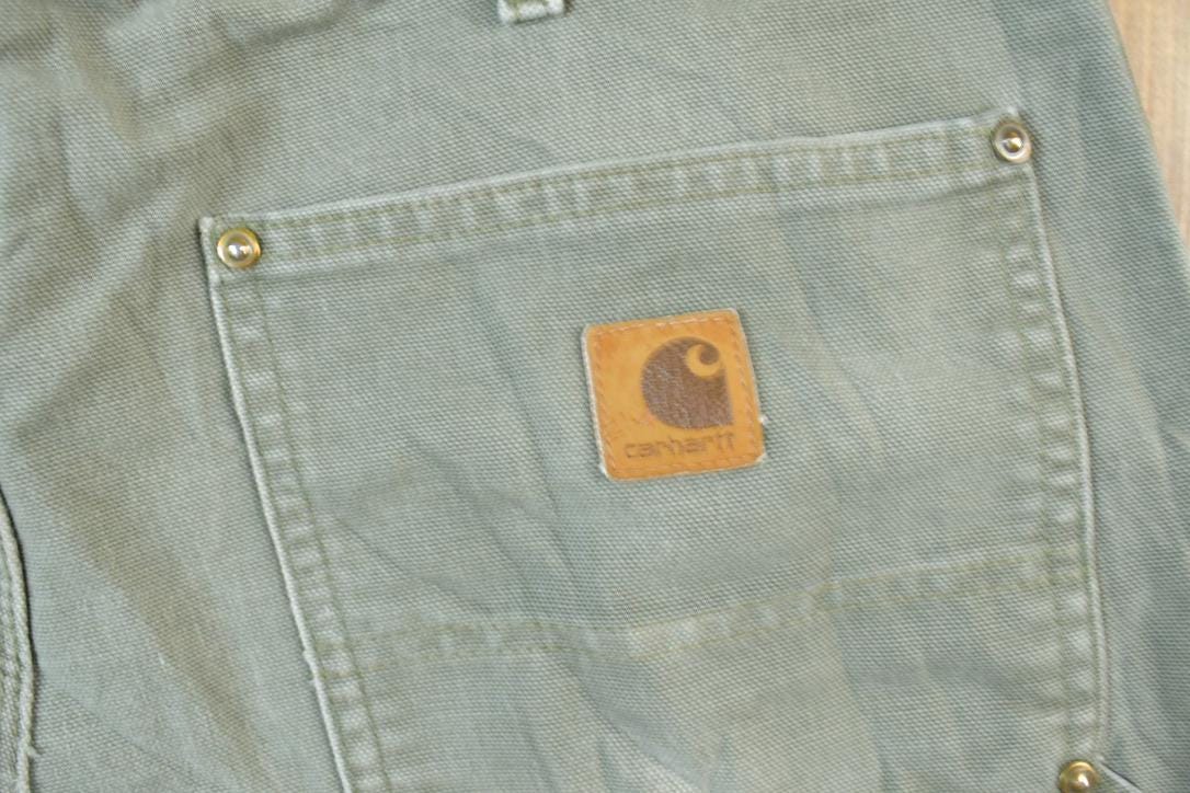 Vintage 1990s Carhartt Double Knee Work Pants Size 34 x 32