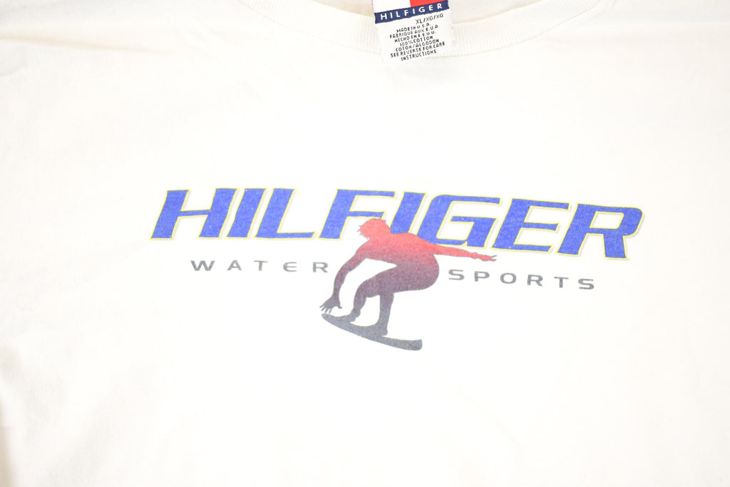 Vintage 1990s Tommy Hilfiger Water Sports Souvenir Travel T-Shirt Men's M  Destination Shirt  90s Single Stitch Graphic Tee  Made in USA