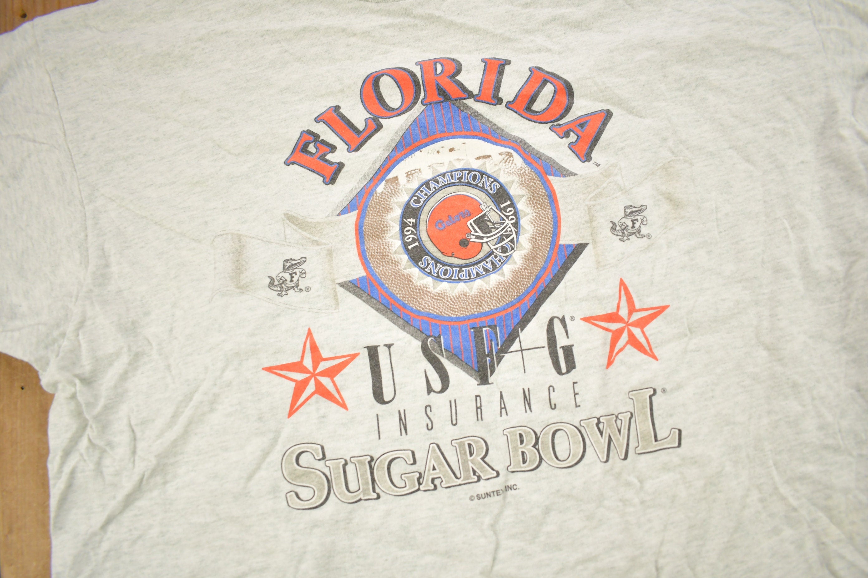 Vintage 1990s University Of Florida Gators Collegiate Sugar Bowl T-Shirt  NCAA Football Tee  Americana  Sportswear  Made In USA
