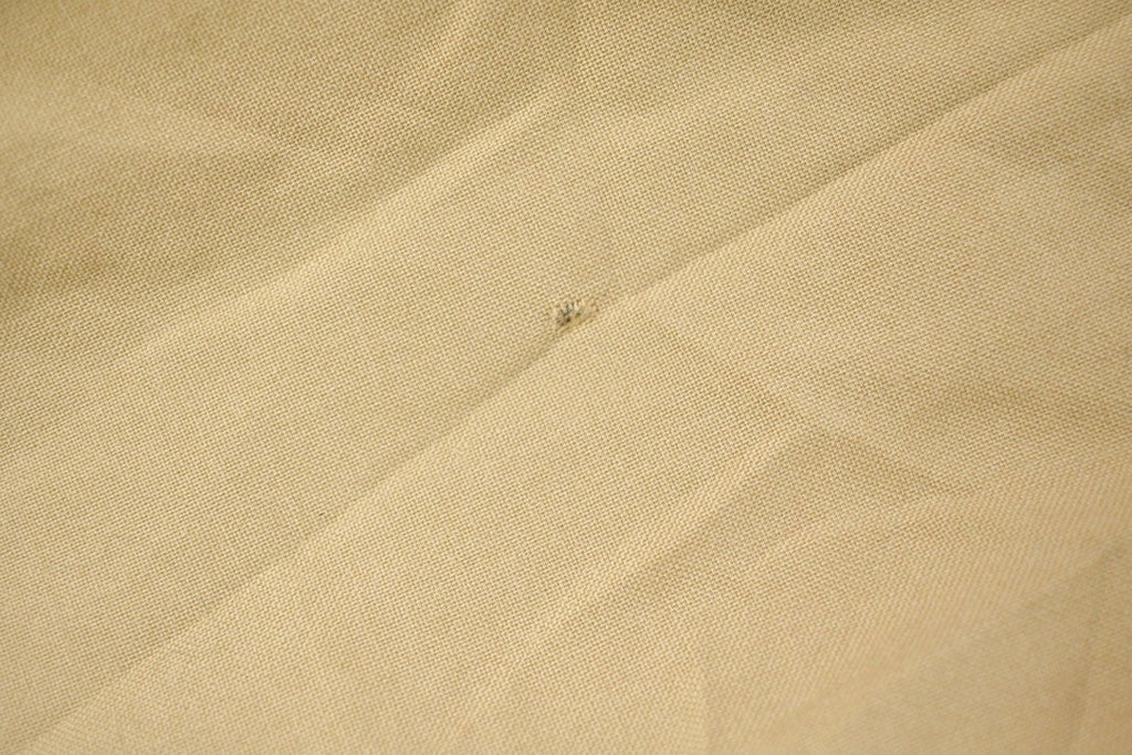Vintage 1990s Beige Blank USMC Button Up Military Shirt