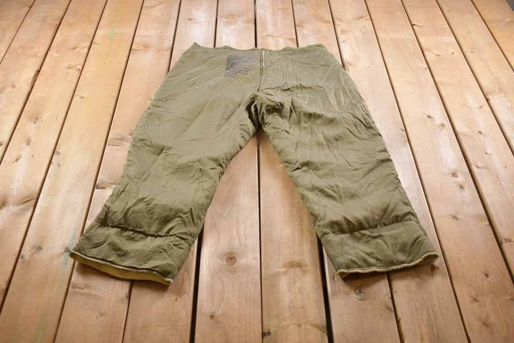 Vintage 1952 Army Insulated Liners Size 36 x 27.5