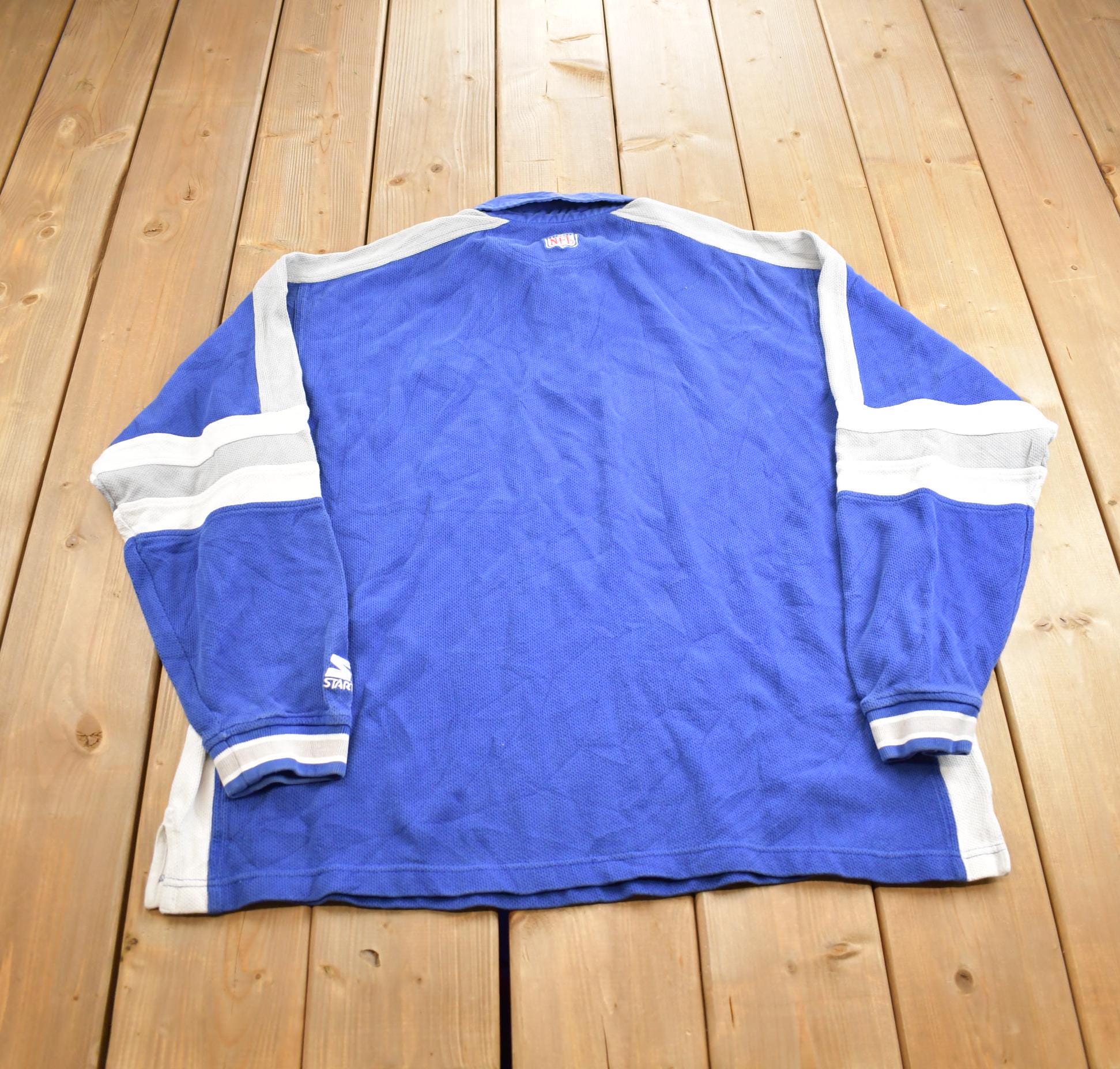 Vintage 1990s Indianapolis Colts NFL Pro Line Starter Zip Up Sweatshirt