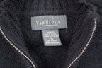 Vintage Van Heusen 100% Wool Knitted Sweater Jacket