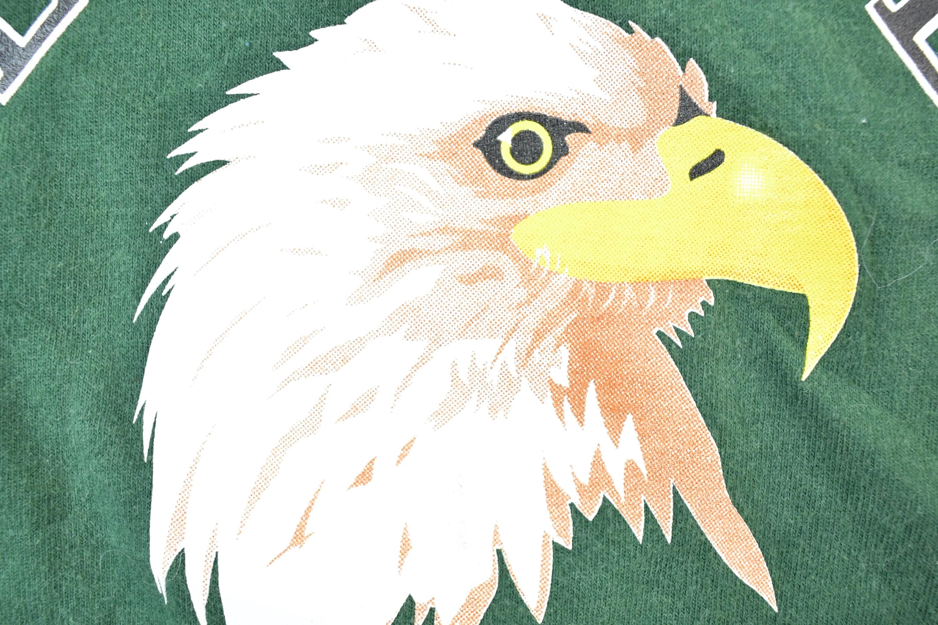 Vintage 1990s Elm Creek Eagles Eagle Head Souvenir T-Shirt  Streetwear  Made In USA  Vacation Tee  Travel T Shirt